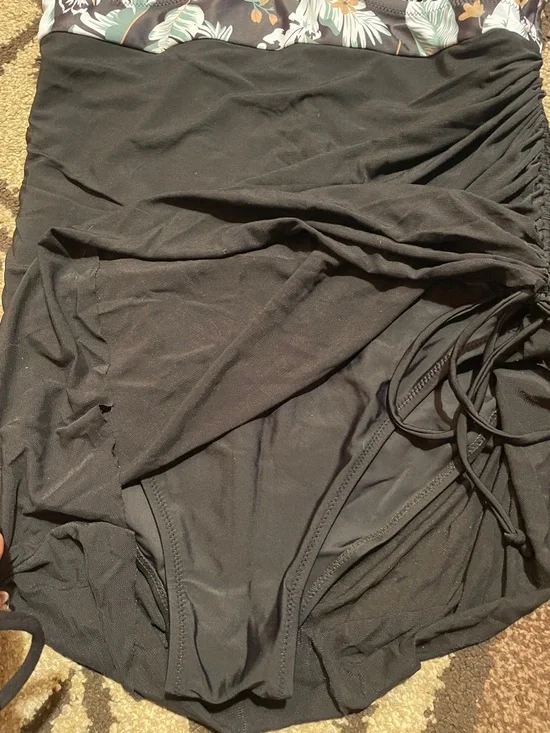 NWT Blooming Jelly XL Tummy Control Swim Dress 👗 🌸 One Piece Cover Up attached - Picture 4 of 5